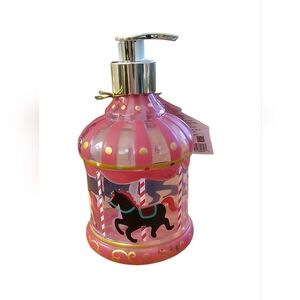 Pink Carousel Soap Dispenser